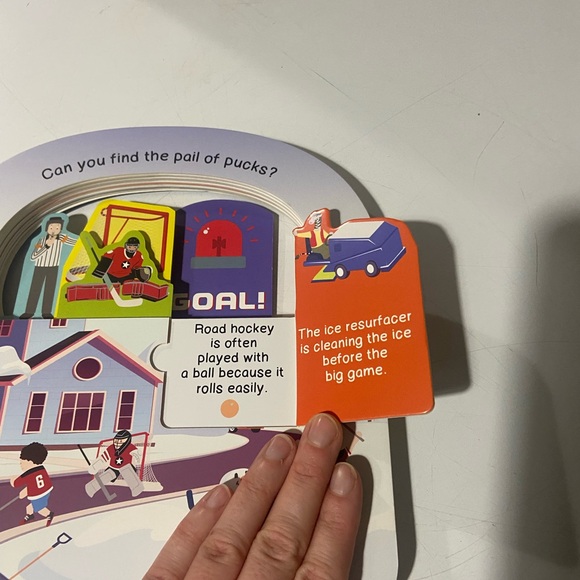 I Love Hockey Lift-the-Flap Book - Picture 3 of 3